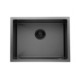 Aqua Dark Grey Stainless Steel Handmade Sink